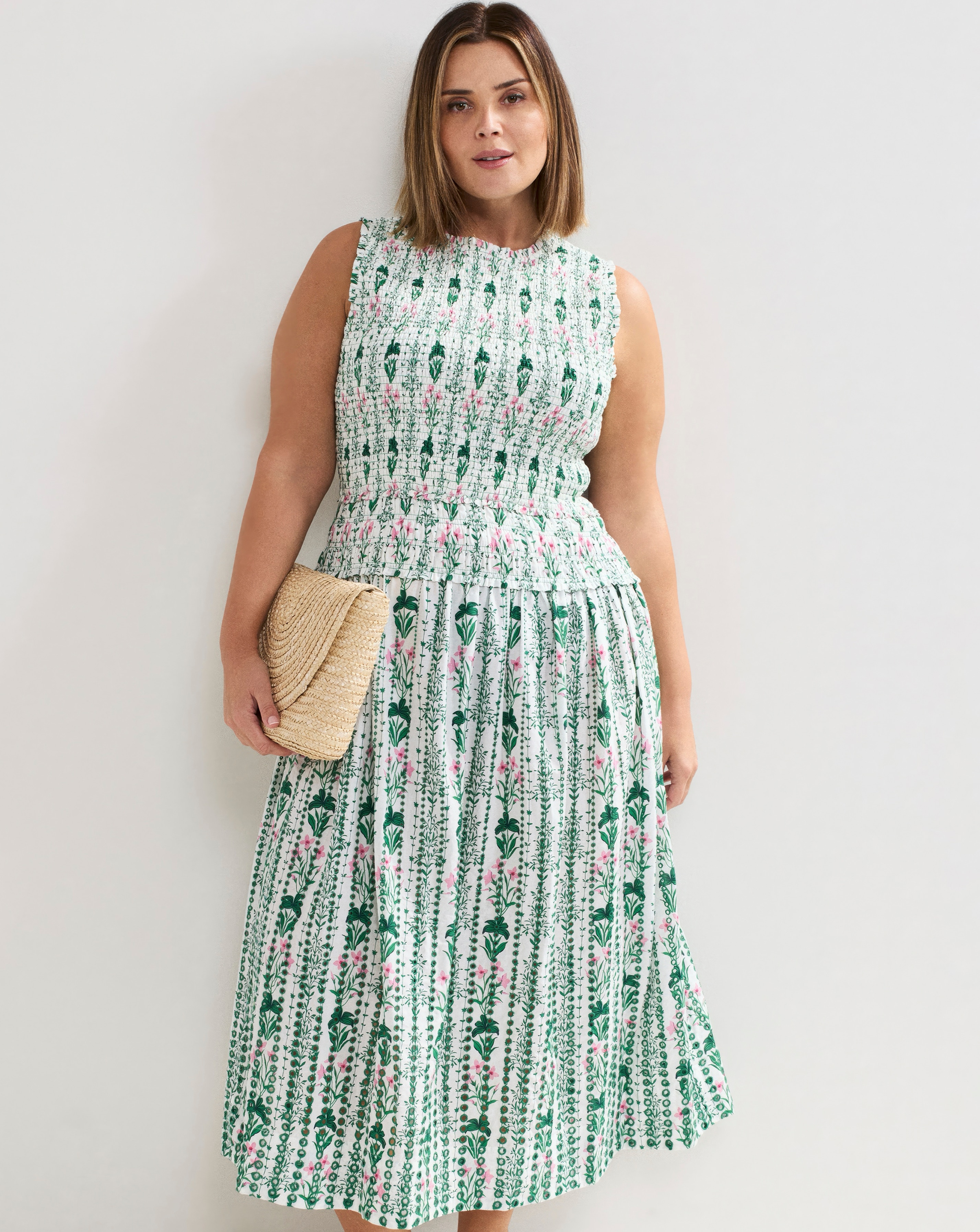 Phase Eight Floral Midi Dress