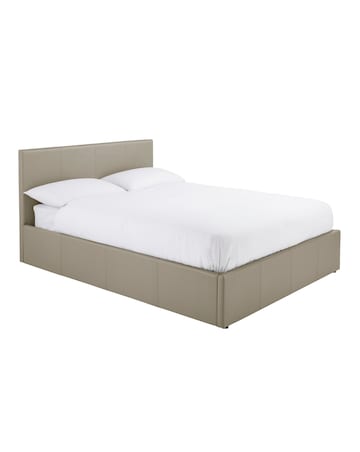 Hayden Faux Leather Ottoman Bed Frame