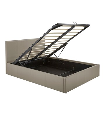 Hayden Faux Leather Ottoman Bed Frame