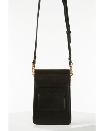 Luella Grey Tamsin Black Phone Crossbody