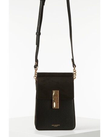 Luella Grey Tamsin Black Phone Crossbody