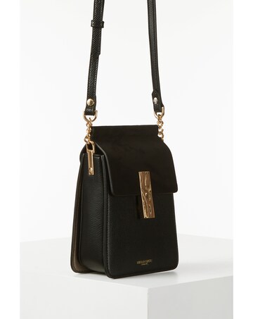 Luella Grey Tamsin Black Phone Crossbody