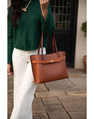 Luella Grey Oriana Conker Laptop Tote