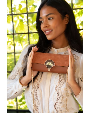 Luella Grey Ginny Conker Purse/Evening Bag