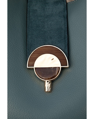 Luella Grey Alexi Airforce Blue/Tan Hobo Tote