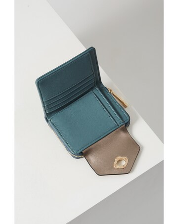 Luella Grey Hettie Airforce Blue/Tan Small Purse