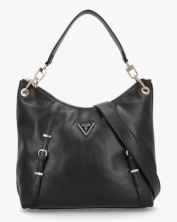 Guess Large Levia Black Hobo Bag