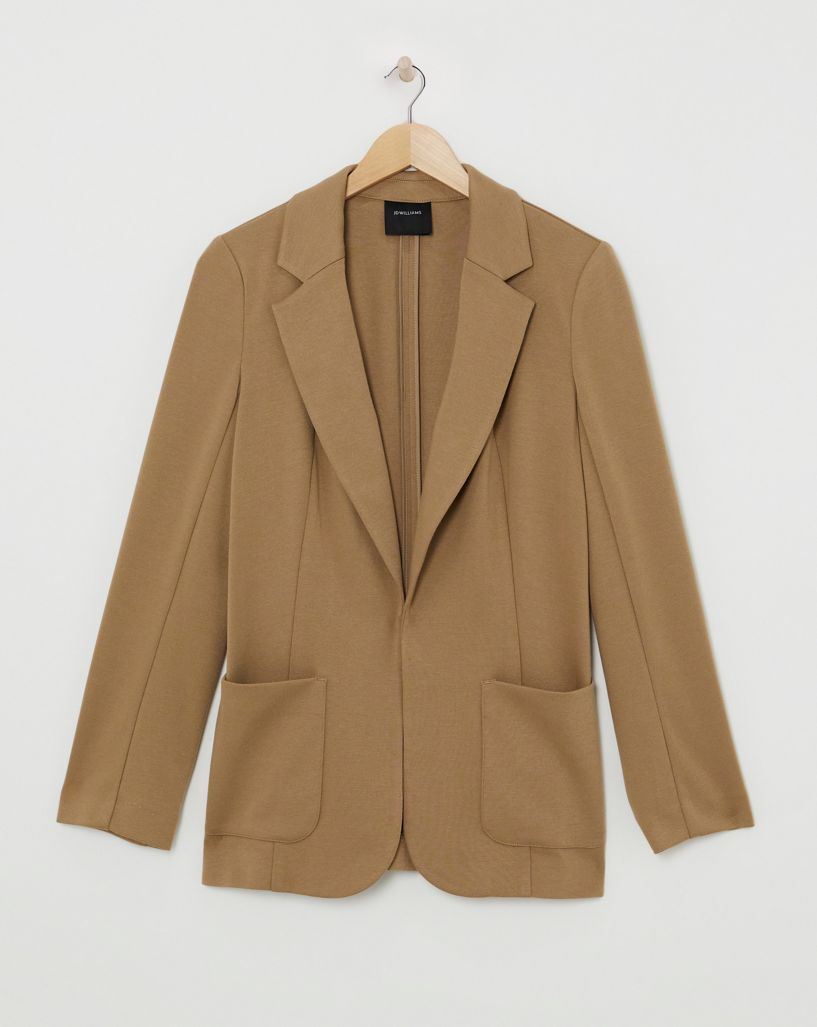 Unlined Throw On Jersey Blazer