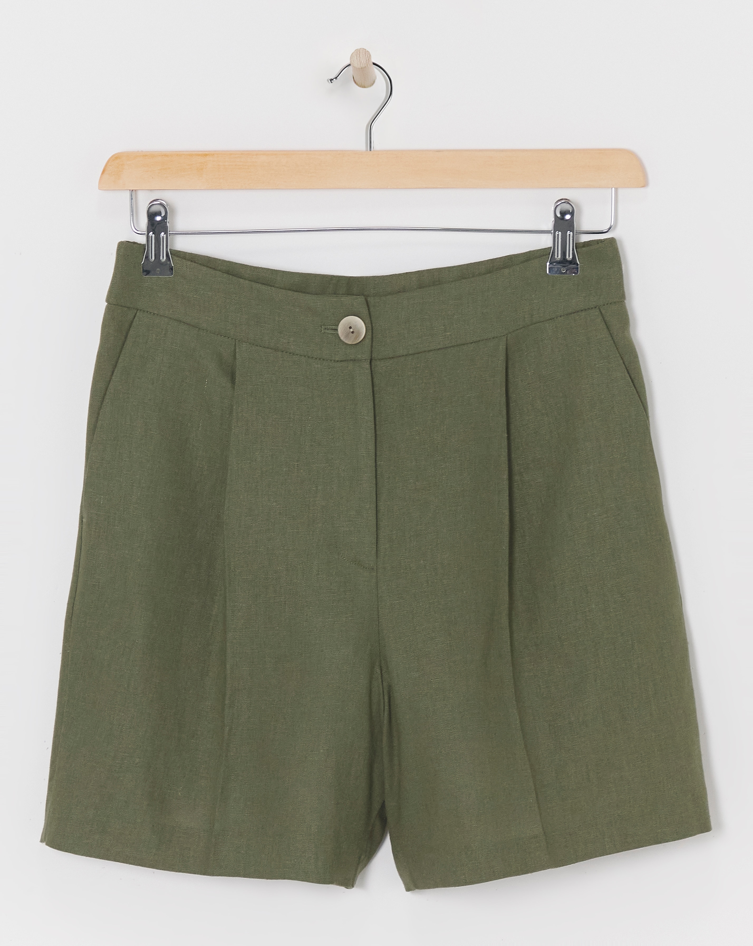 Linen Bermuda Shorts