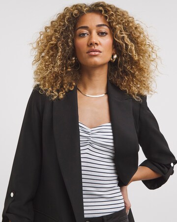 Black Throw on Blazer