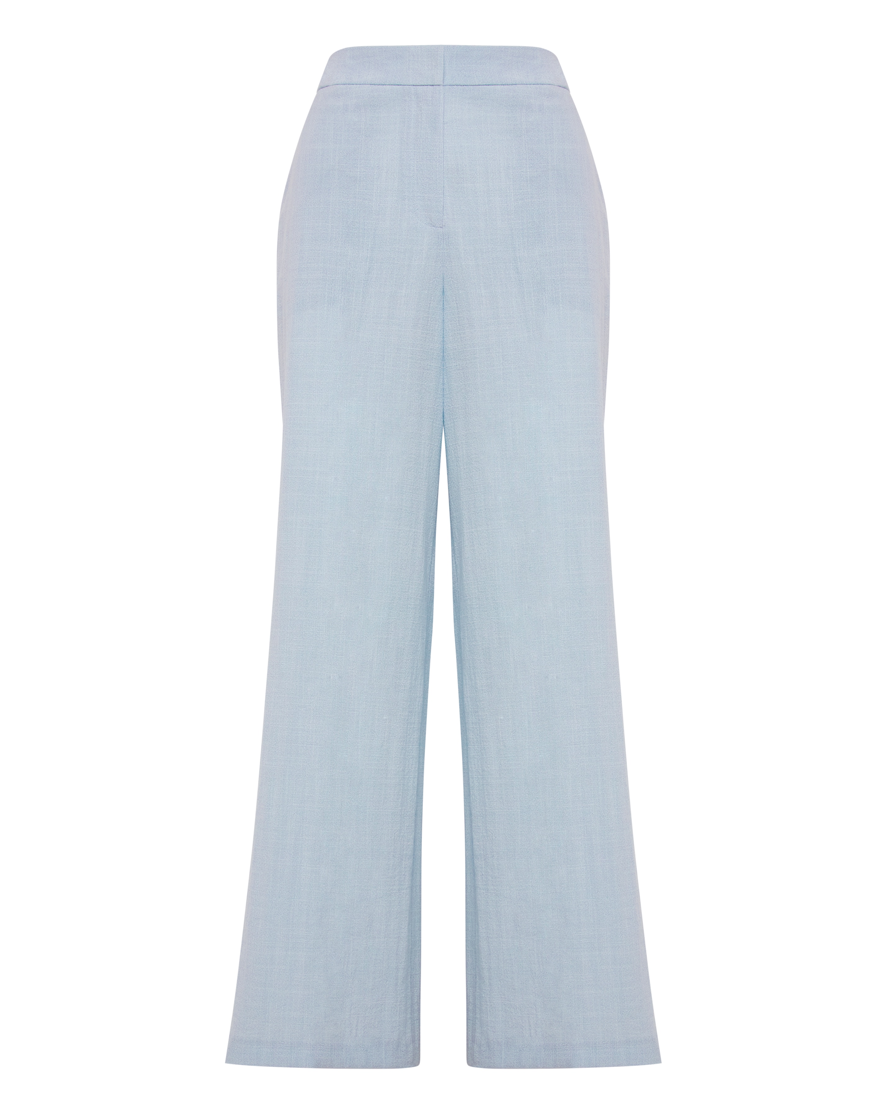 Sky Blue Wide Leg Trousers