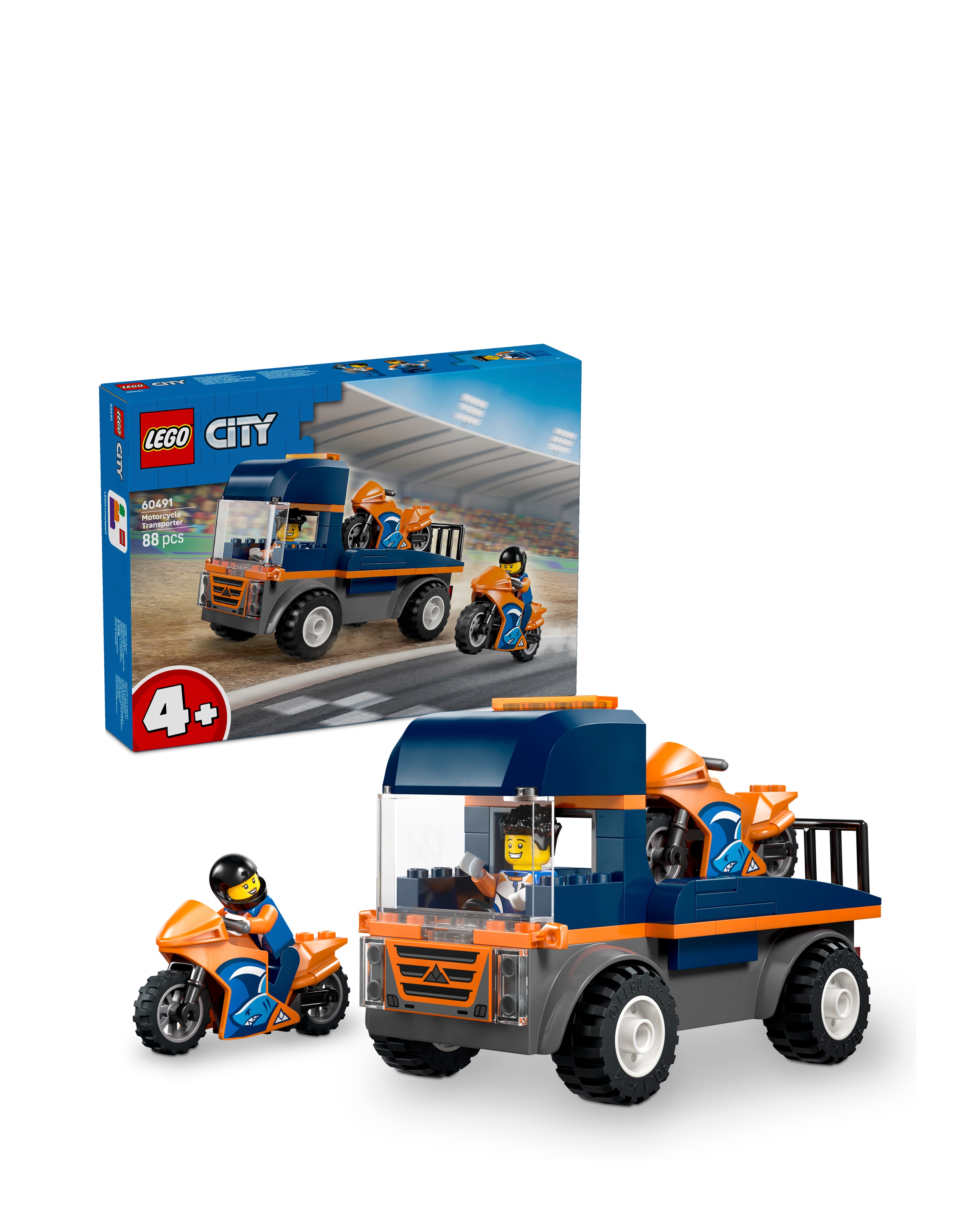 LEGO City Motorcycle Transporter