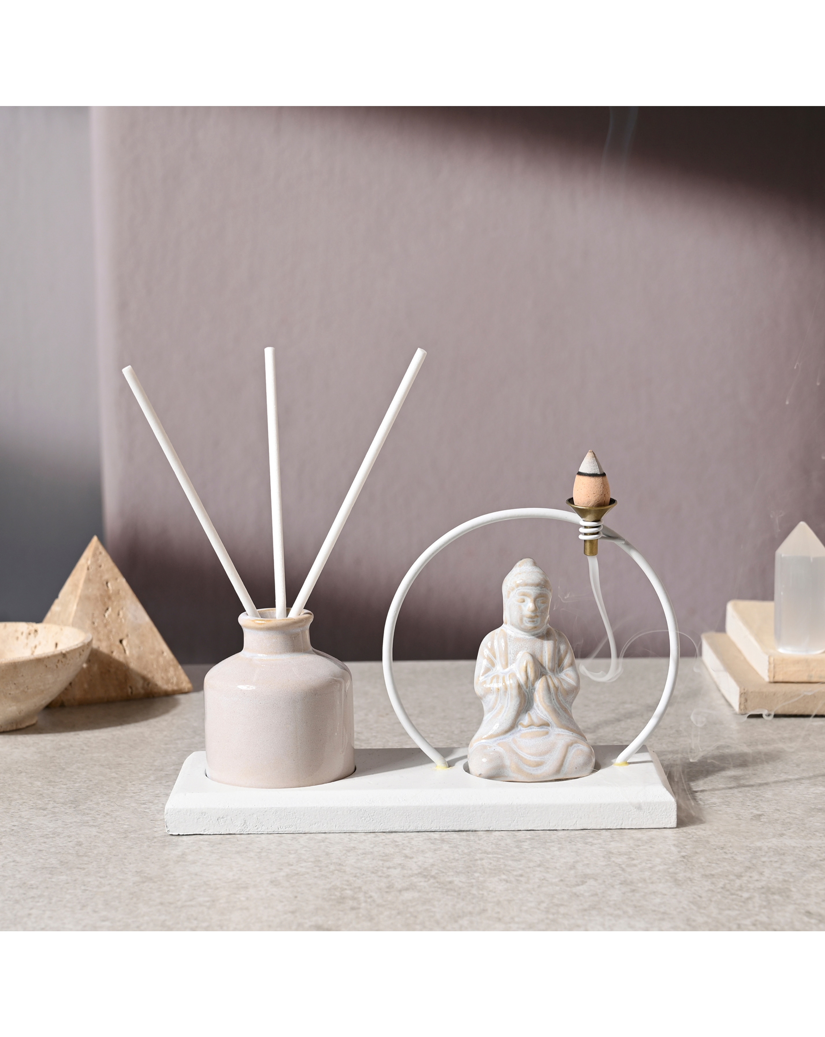 New In - Buddha Incense & Diffuser Holder