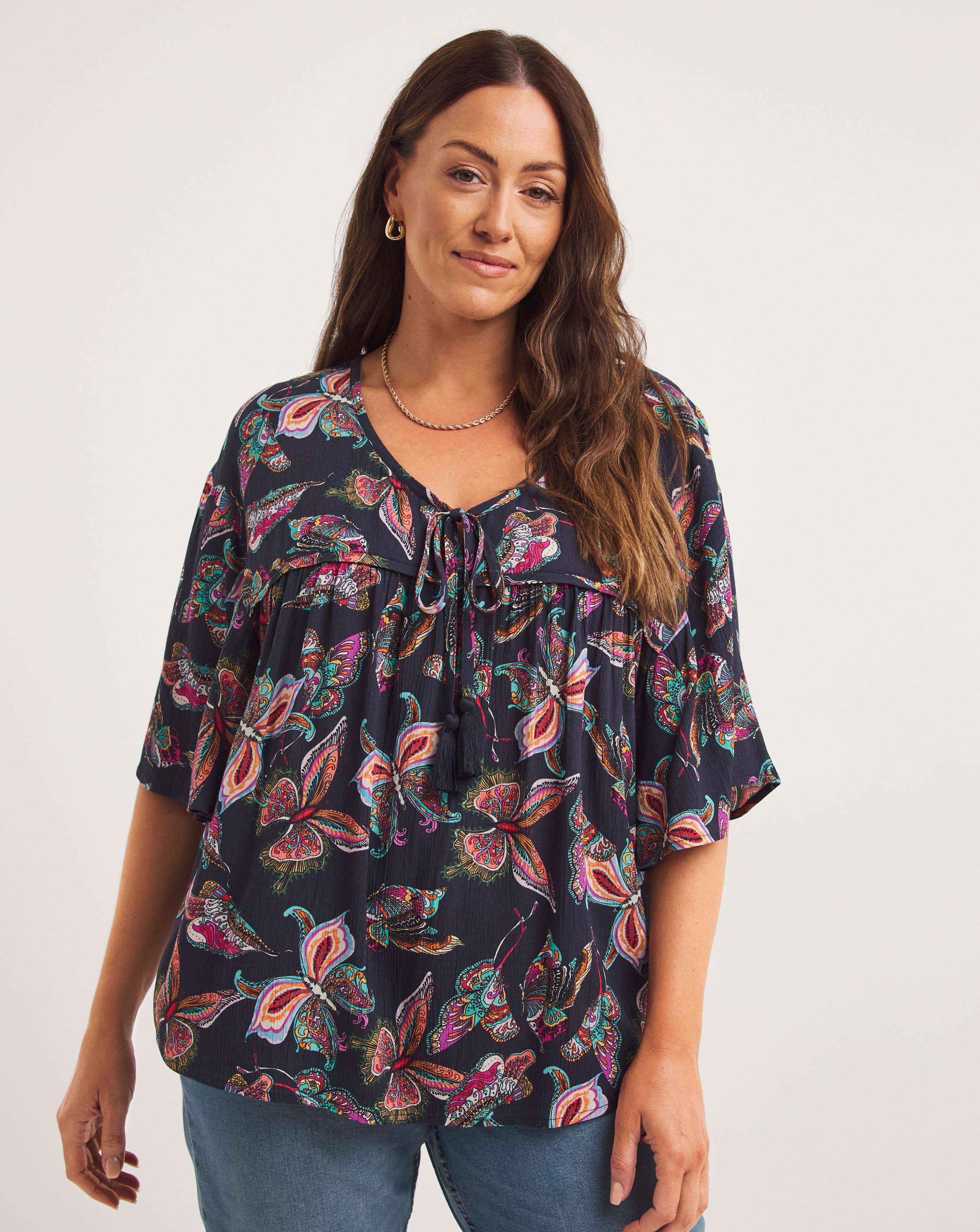 Joe Browns Beautiful Butterflies Top