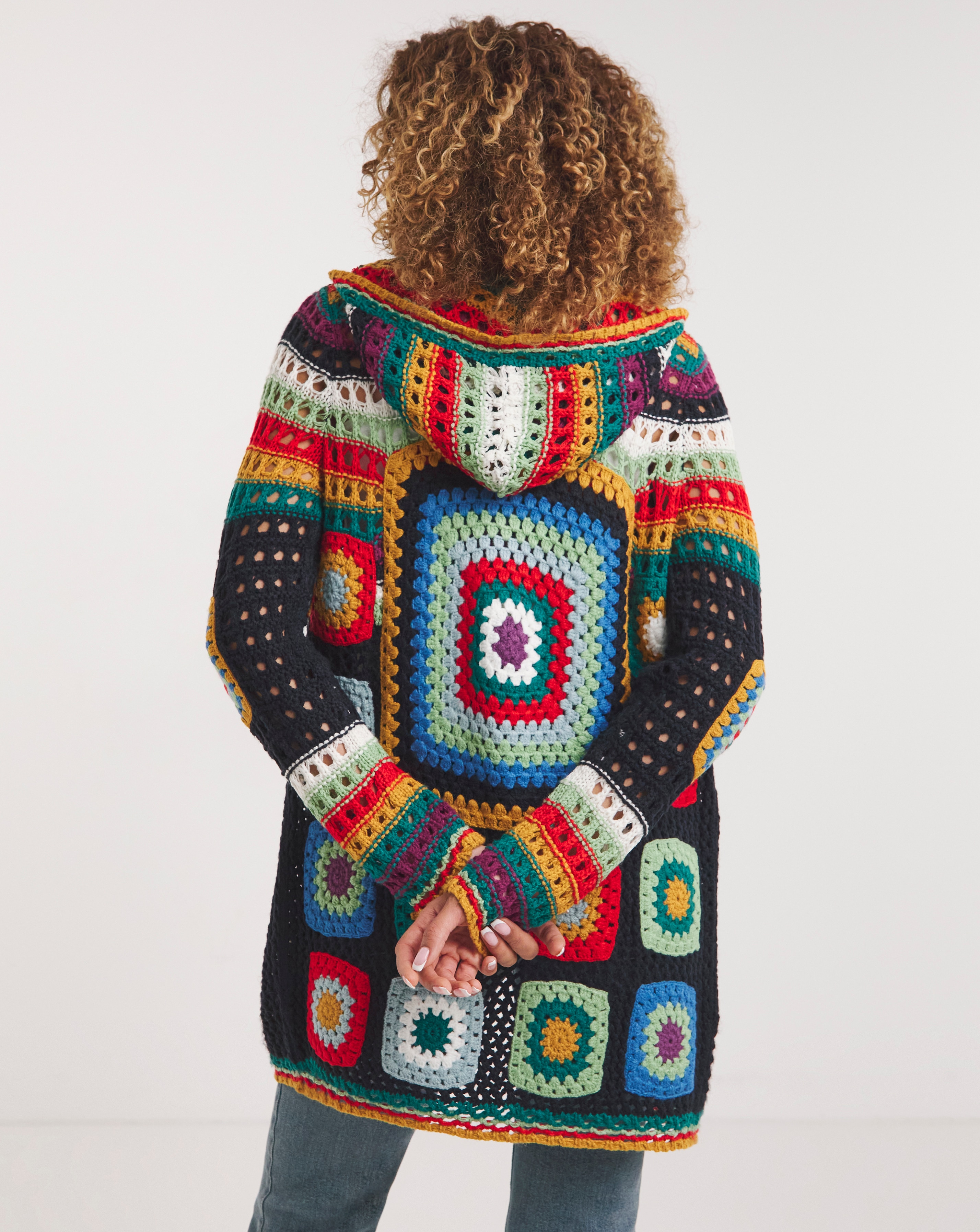 【POOLE】シェル型センターピース 40cm ビーナスの誕生 ダイナミック！！ Joe Browns Navy Multi Captivating Crochet Cardigan | JD Williams
