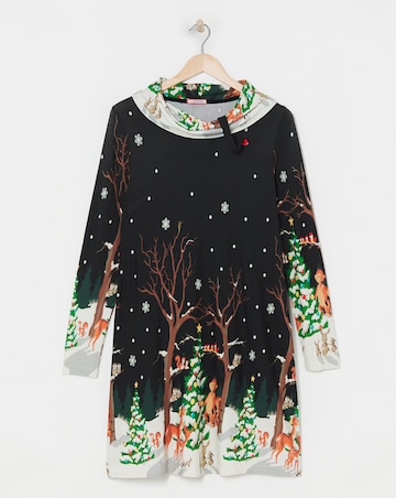 Joe Browns Black Winter Wonderland Christmas Tunic